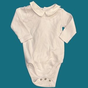Jacadi Paris Collared Long Sleeved Bodysuit 3M